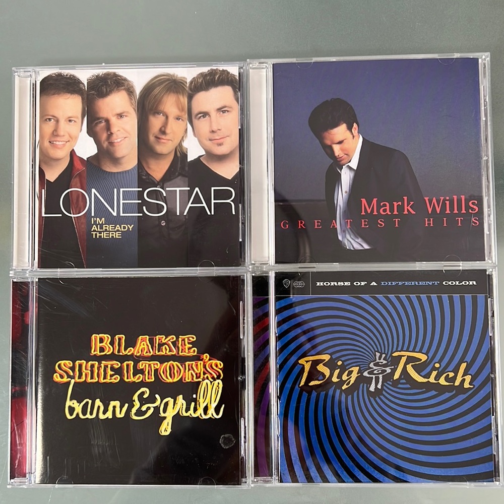 Various Male Country Music Artists CD’S